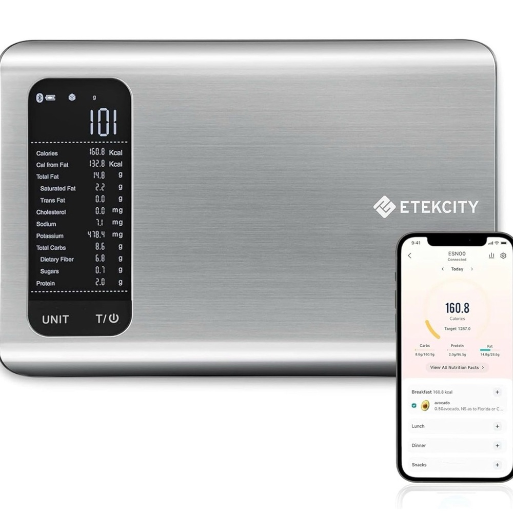 Etekcity Silver Digital Kitchen Scale
